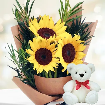 Sunflower & Teddy