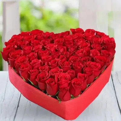 Red Roses in Box