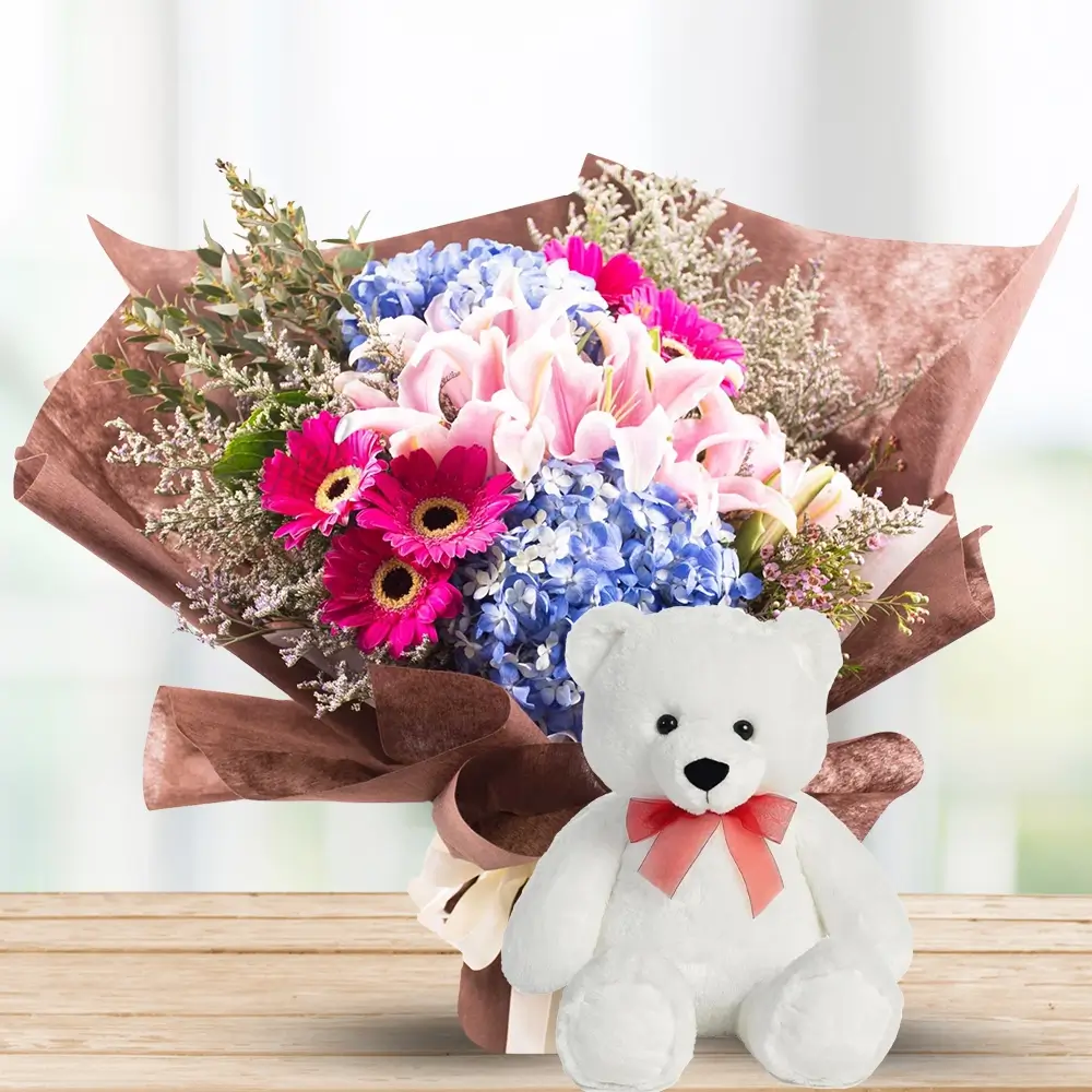 Gerbera & Teddy