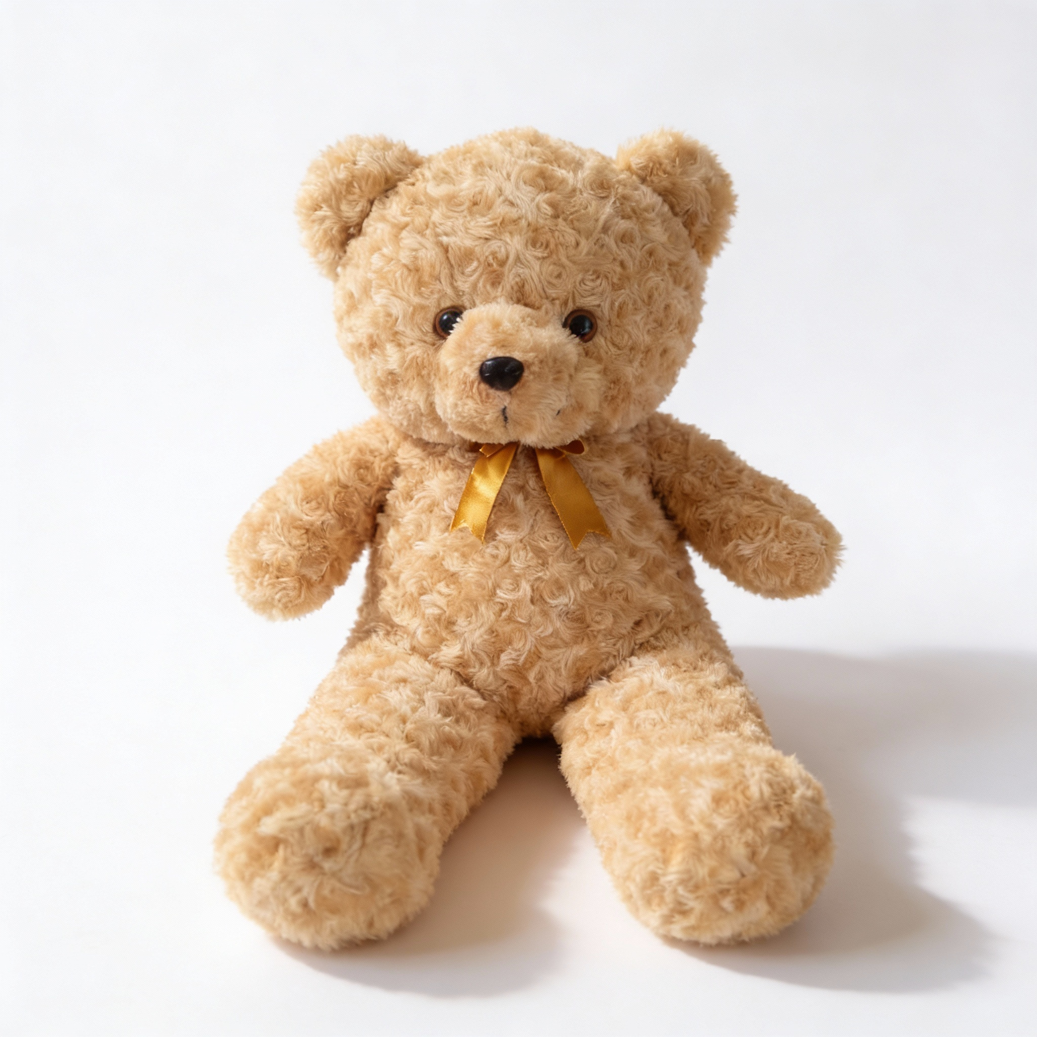 18 inch medium brown teddy bear, soft plush toy ideal for gifting on birthdays and romantic occasions.