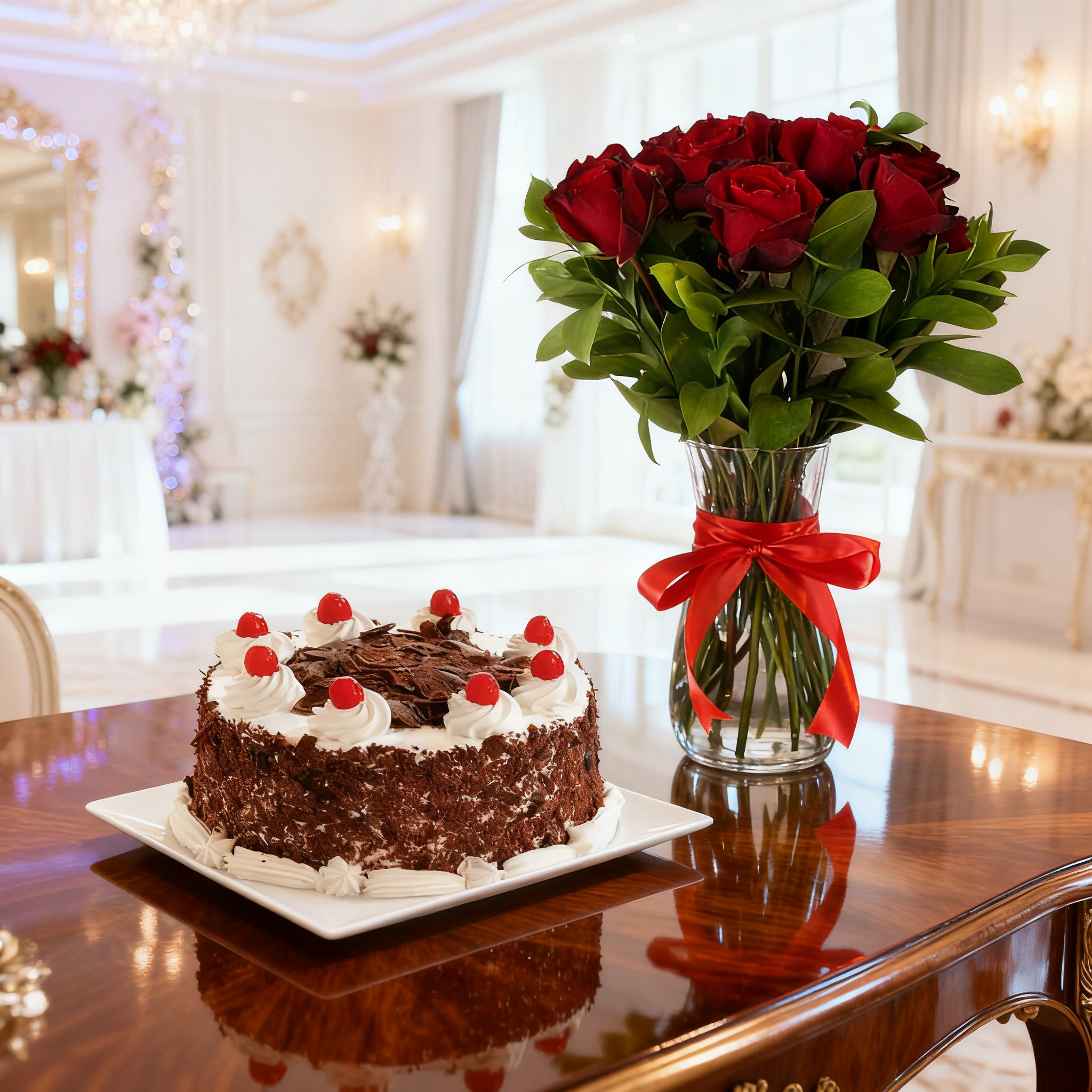 Fresh Love with cake