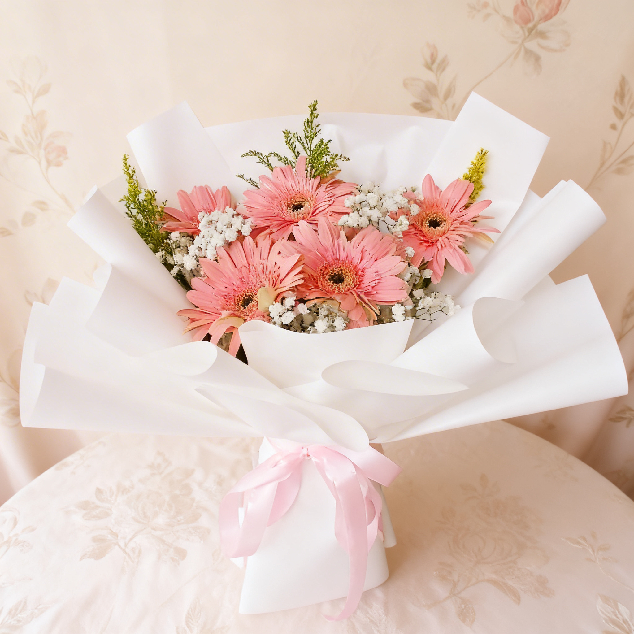 Bouquet of Pink Gerberas